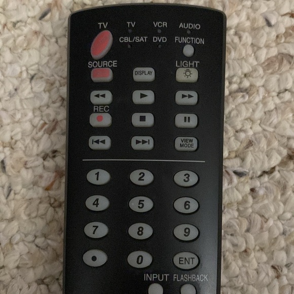 Genuine Sharp Aquos Remote GA724wjsa Working TV VCR DVD Remote Control rare - Picture 3 of 9